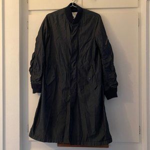 Tomorrowland lightweight lined jacket with brass zippers navy Japan size 40